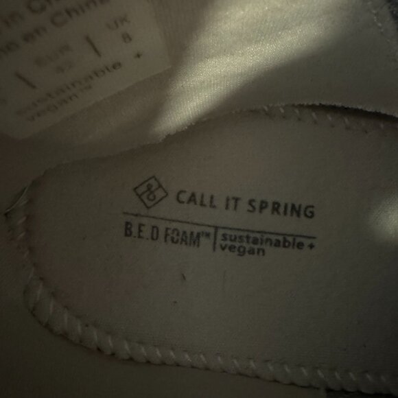 NEW CALL IT SPRING Follow Lexx 2.0 Low Top Sneakers Grey Shoes Runners 9 Men's - Picture 9 of 9